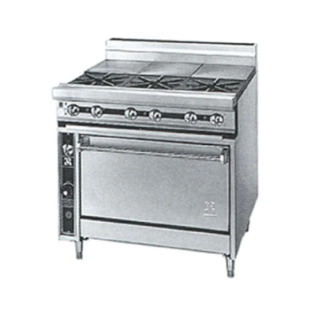 Jade Range JTRH-3ST-36C 36 Inch Gas Range with Convection Oven 165000 BTU