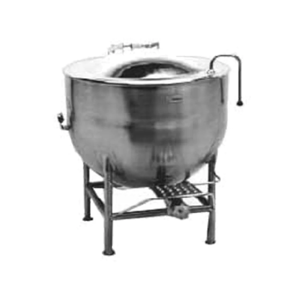 Legion LT-10 10-gallon Stationary Direct Steam Kettle 304 Stainless Steel with 2/3 jacket