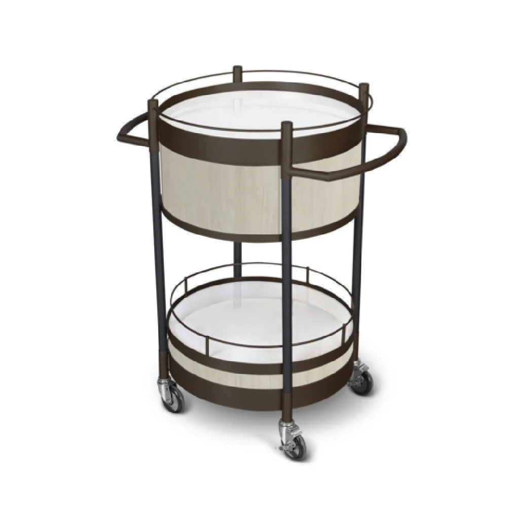 Forbes Industries 5591 24 Inch Bar Cart with Avonite Work Surface