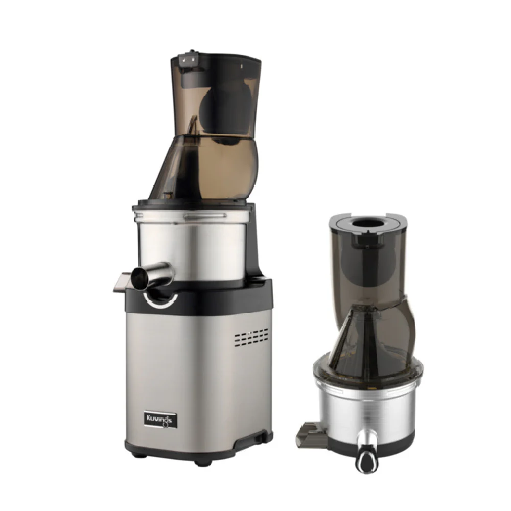 Juicernet by Mulligan Associates CS700 Kuvings Masticating Juicer Juicer Base Two (2) Juicing Topsets (lid Juicing Bowl Auger Juicing Strainer)