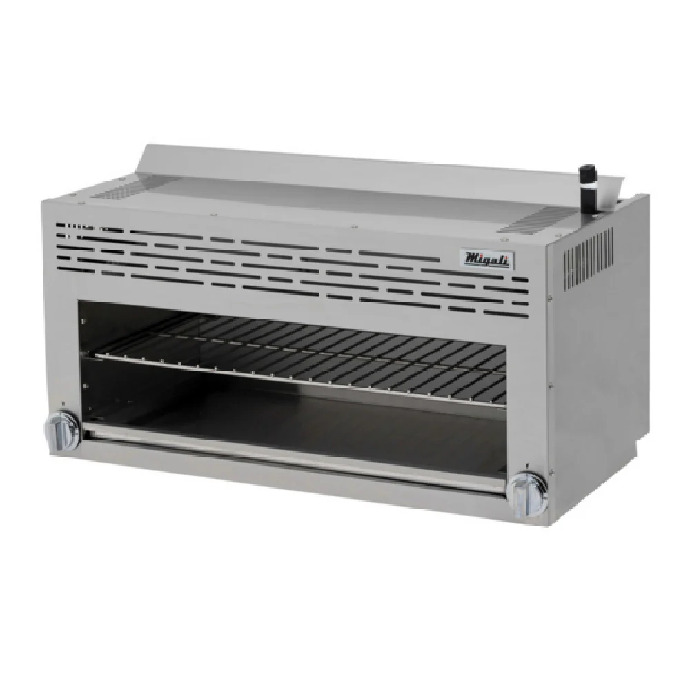Migali Industries C-CM-36-NG 36 Inch Gas Cheese Melter with 2 Burners 43000 BTU