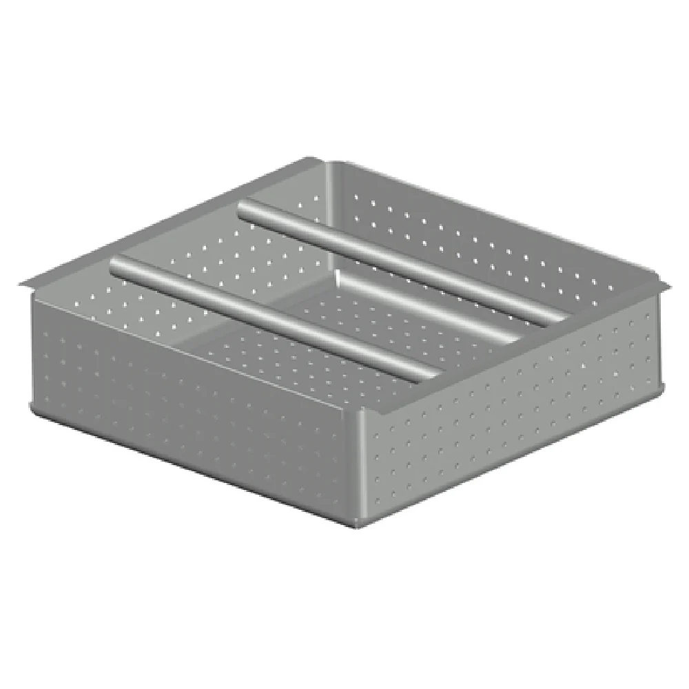SPG International DTO-10 Universal Stainless Stainless Steel Scrap Basket With Slides Fits 20