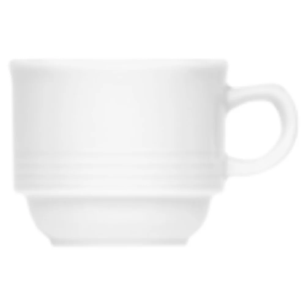 BauscherHepp 805209 3.04 Oz Demitasse Cup Stackable Porcelain White