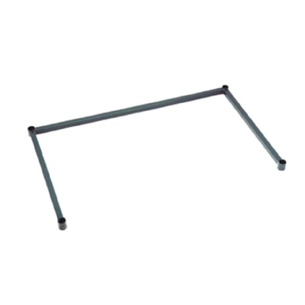 1880 Hospitality FFSF2460GN 60 Inch Tubular 3 Sided Frame Epoxy Green Shelving
