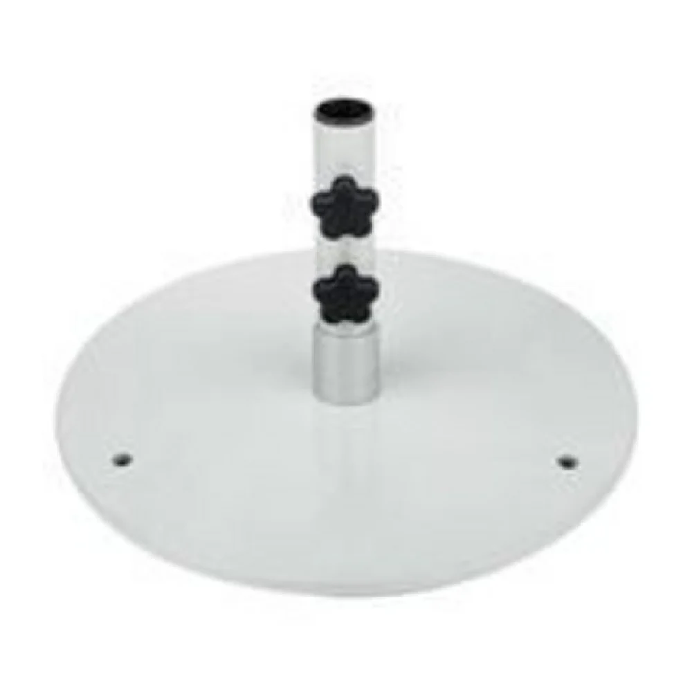 Plantation Prestige Commercial Furniture 2239851-01 20 Inch RD Steel Umbrella Base with 8 Inch Stem Plantation Prestige Commercial Furniture 2239851-01 20 Inch RD Steel Umbrella Base with 8 Inch Stem