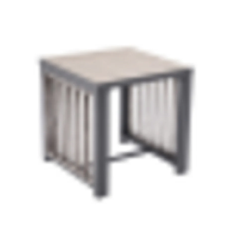 Plantation Prestige Commercial Furniture 8822121-0150 21 Inch Width End Table Matte Black Barnwood Plantation Prestige Commercial Furniture 8822121-0150 21 Inch Width End Table Matte Black Barnwood