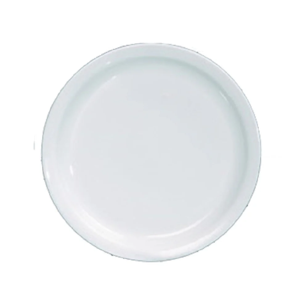 Yanco MA-22 8-3/8 Inch Diameter Round Plate China Porcelain Dishwasher Safe