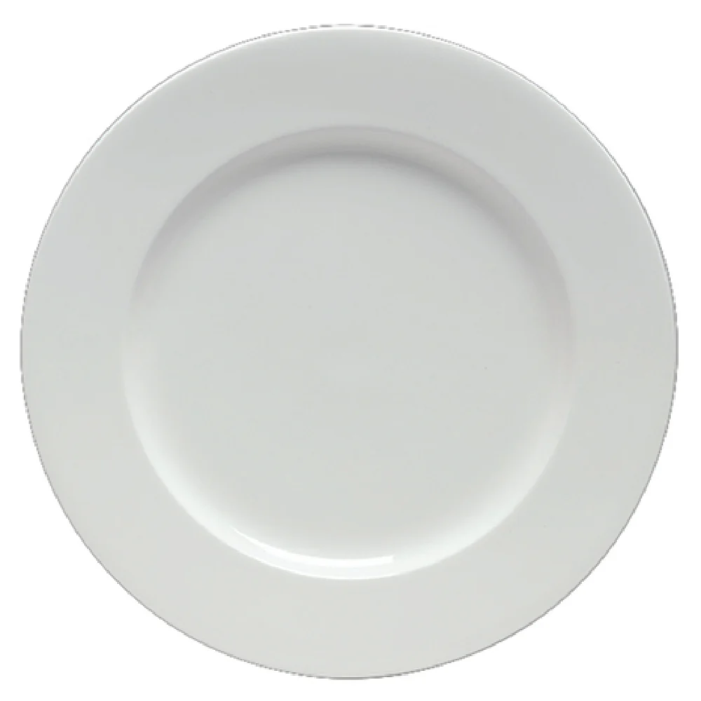 Steelite 6940E673 12-1/4 Inch Round White Porcelain Rimmed Plate with Warranty Steelite 6940E673 12-1/4 Inch Round White Porcelain Rimmed Plate with Warranty