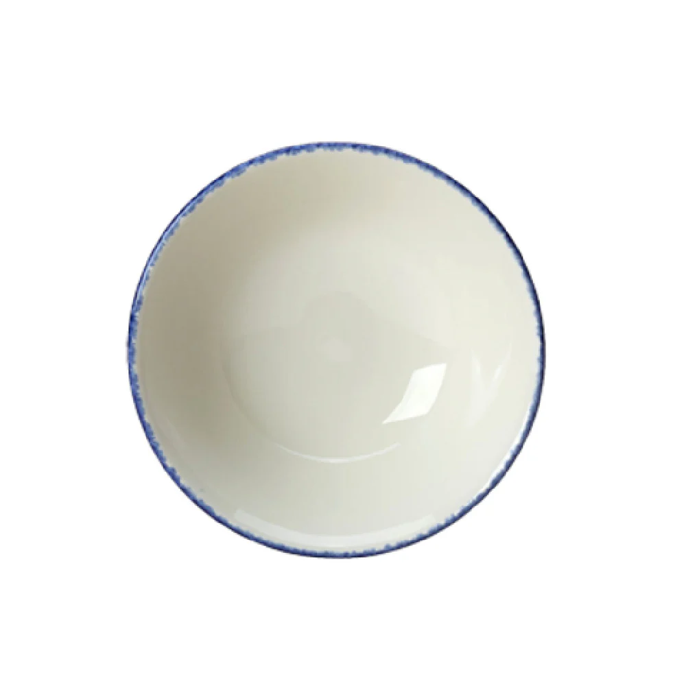 Steelite 17100126 16 Oz Oatmeal Bowl Dapple Blue Alumina Vitrified China