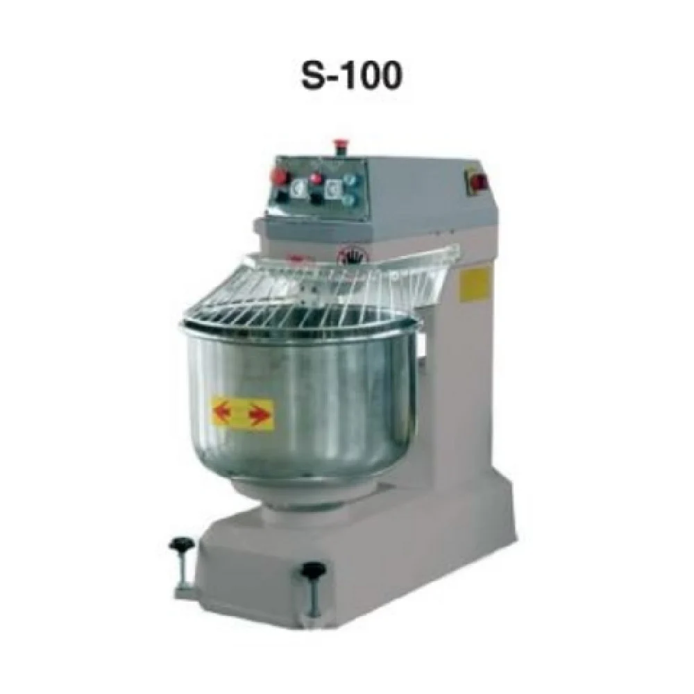 Alfa S-100 100 Qt Mixer Spiral Dough Electric Heavy Duty Stainless Steel with 2 Speeds