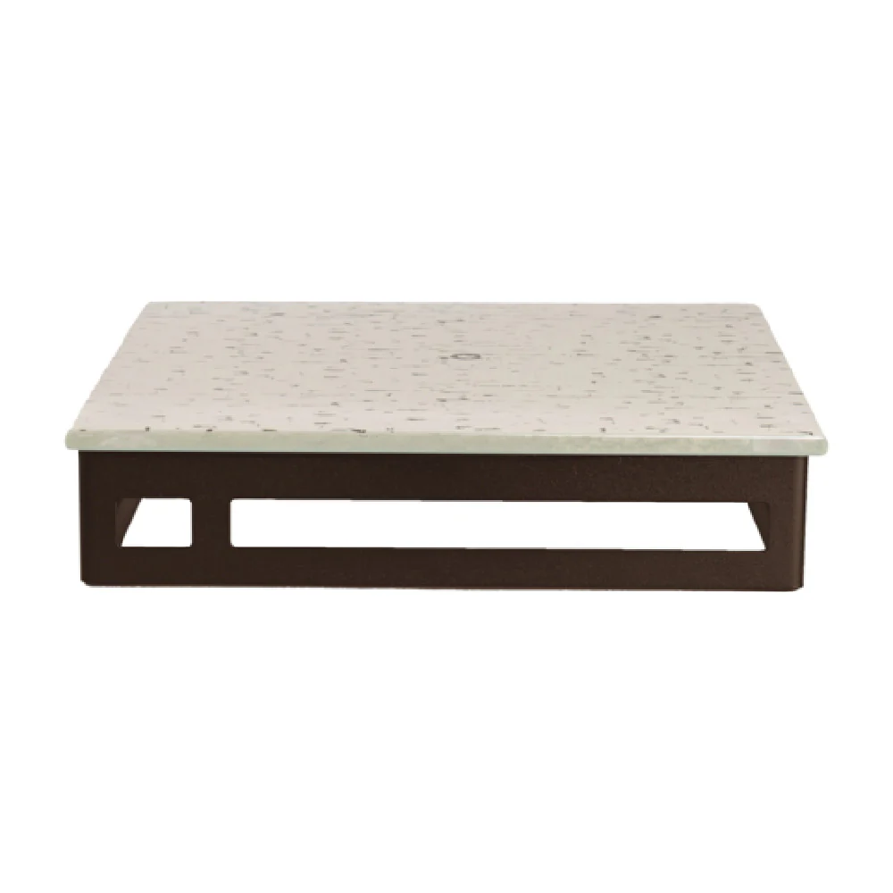 Steelite GS196683 10 Inch Square Display Riser to Elevate Presentations in Bronze Stainless Steel