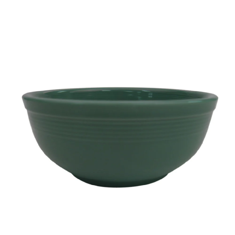 CAC China TG-15-G 12-1/2 Oz Round Salad Bowl Green Porcelain Embossed CAC China TG-15-G 12-1/2 Oz Round Salad Bowl Green Porcelain Embossed