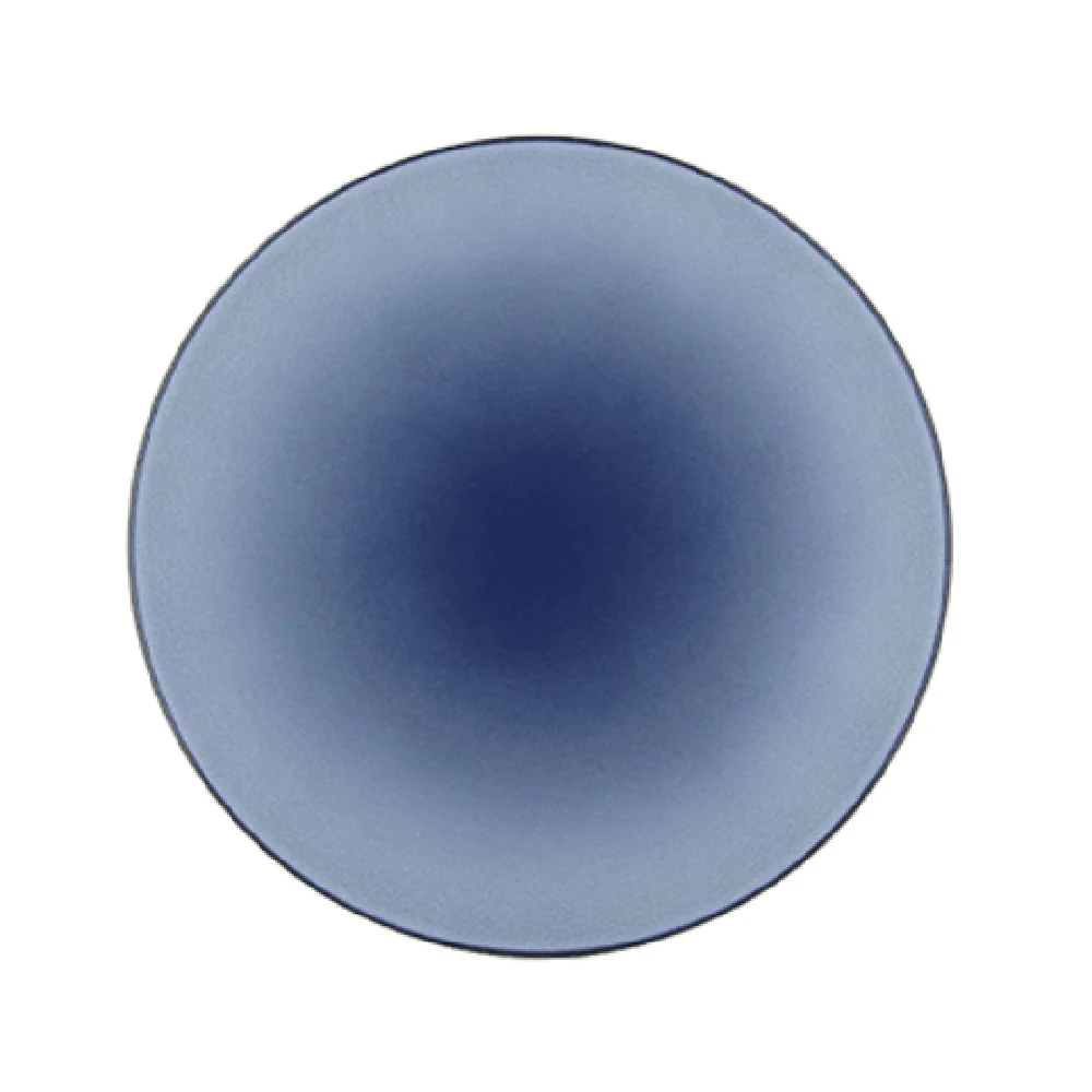 Revol 649503 12-1/2 Inch Round Presentation Plate Coupe Porcelain Cirrus Blue Revol 649503 12-1/2 Inch Round Presentation Plate Coupe Porcelain Cirrus Blue