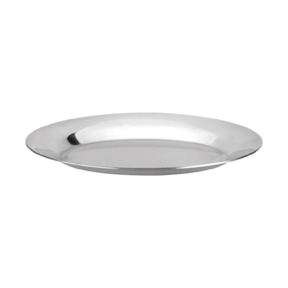 CAC China ALPL-11-OV 11-1/2 Inch Oval Aluminum Platter with Durable Finish