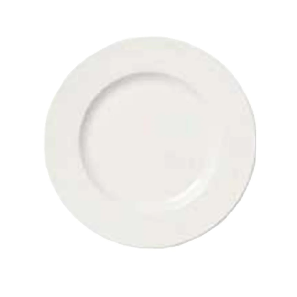 Libbey 905356973 6-3/8 Inch Plate China Porcelain Wide Rim Slenda Pattern
