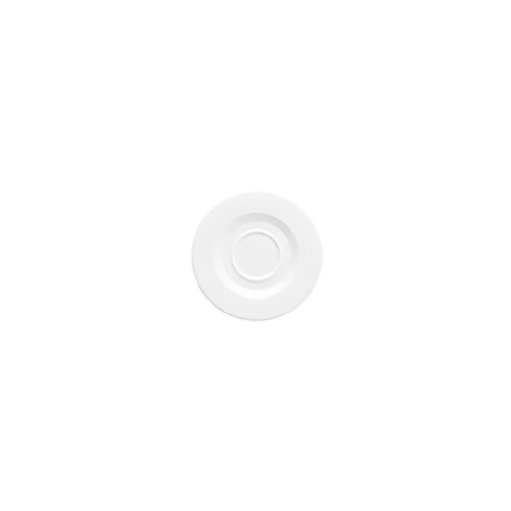 Fortessa FBC-INCA-492 12cm Inca Espresso Saucer Bone China White