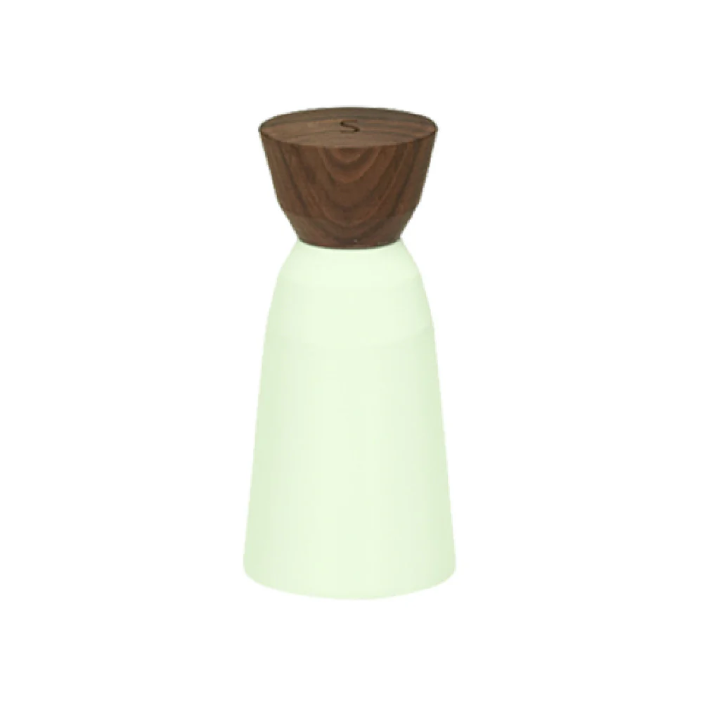 Libbey 9124010 5-7/8 Inch Salt Mill Porcelain Faceted Design with Schonwald Libbey 9124010 5-7/8 Inch Salt Mill Porcelain Faceted Design with Schonwald