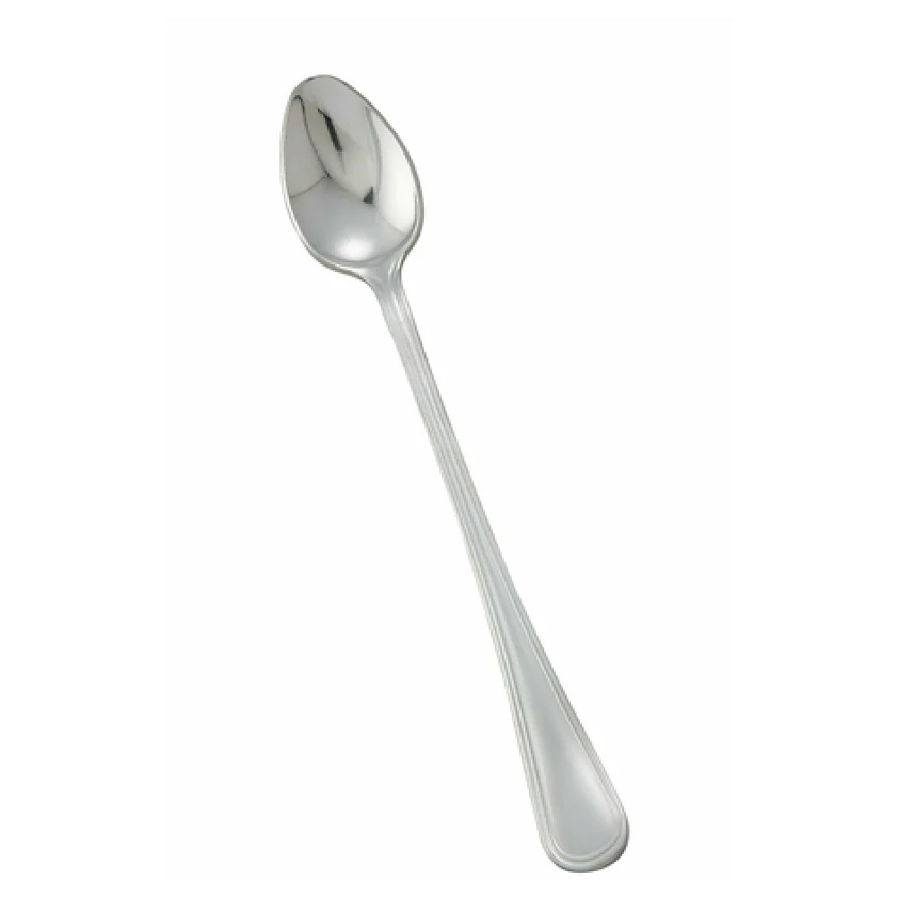 Winco 0021-02 7-1/2 Inch Iced Tea Spoon Extra Heavy Weight Mirror Finish Stainless Steel