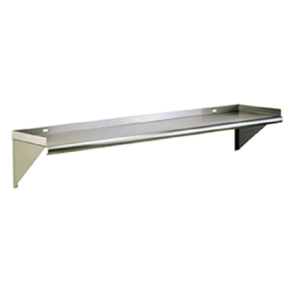 Eagle WS1048TL 48 Inch Wall Mounted Shelf Tab Lock Design Stainless Steel Eagle WS1048TL 48 Inch Wall Mounted Shelf Tab Lock Design Stainless Steel