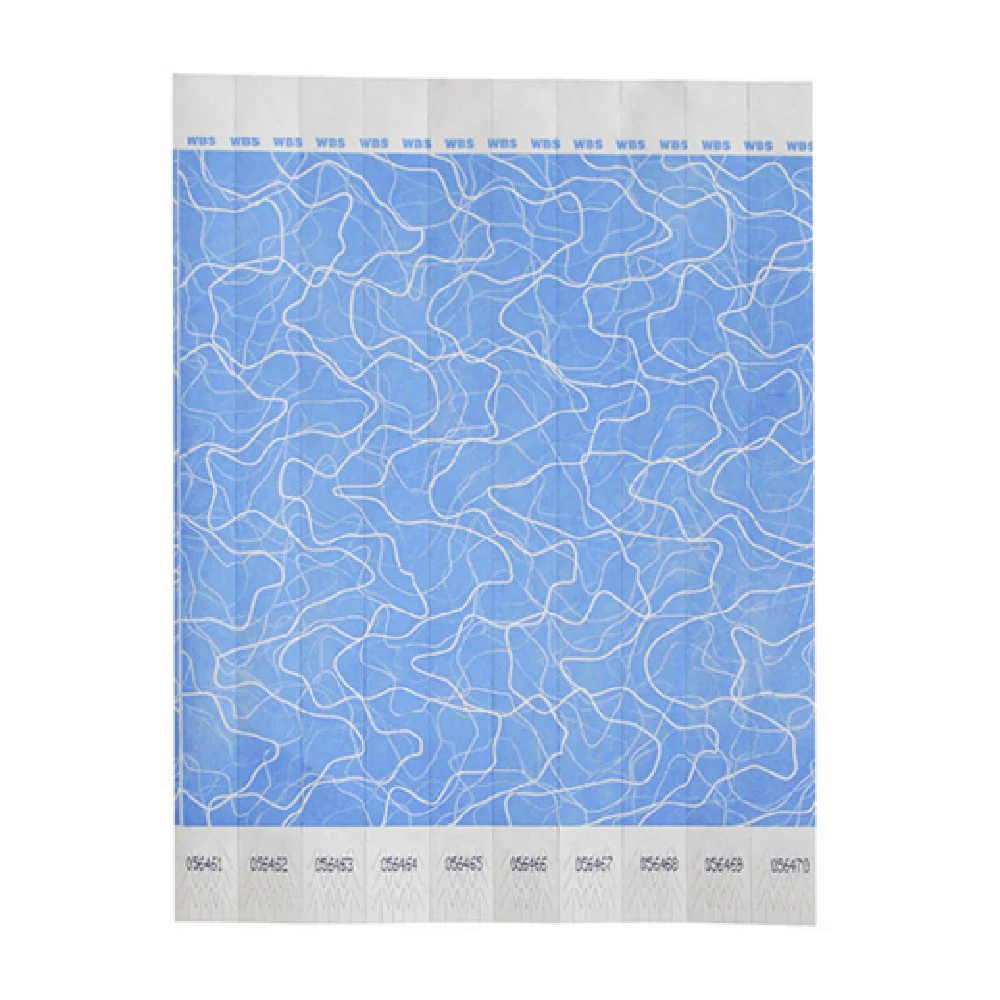 Bar Maid WB-100B-D 3/4 Inch X 9.5 Inch Tyvek Wristbands Blue 500 Packs Bar Maid WB-100B-D 3/4 Inch X 9.5 Inch Tyvek Wristbands Blue 500 Packs