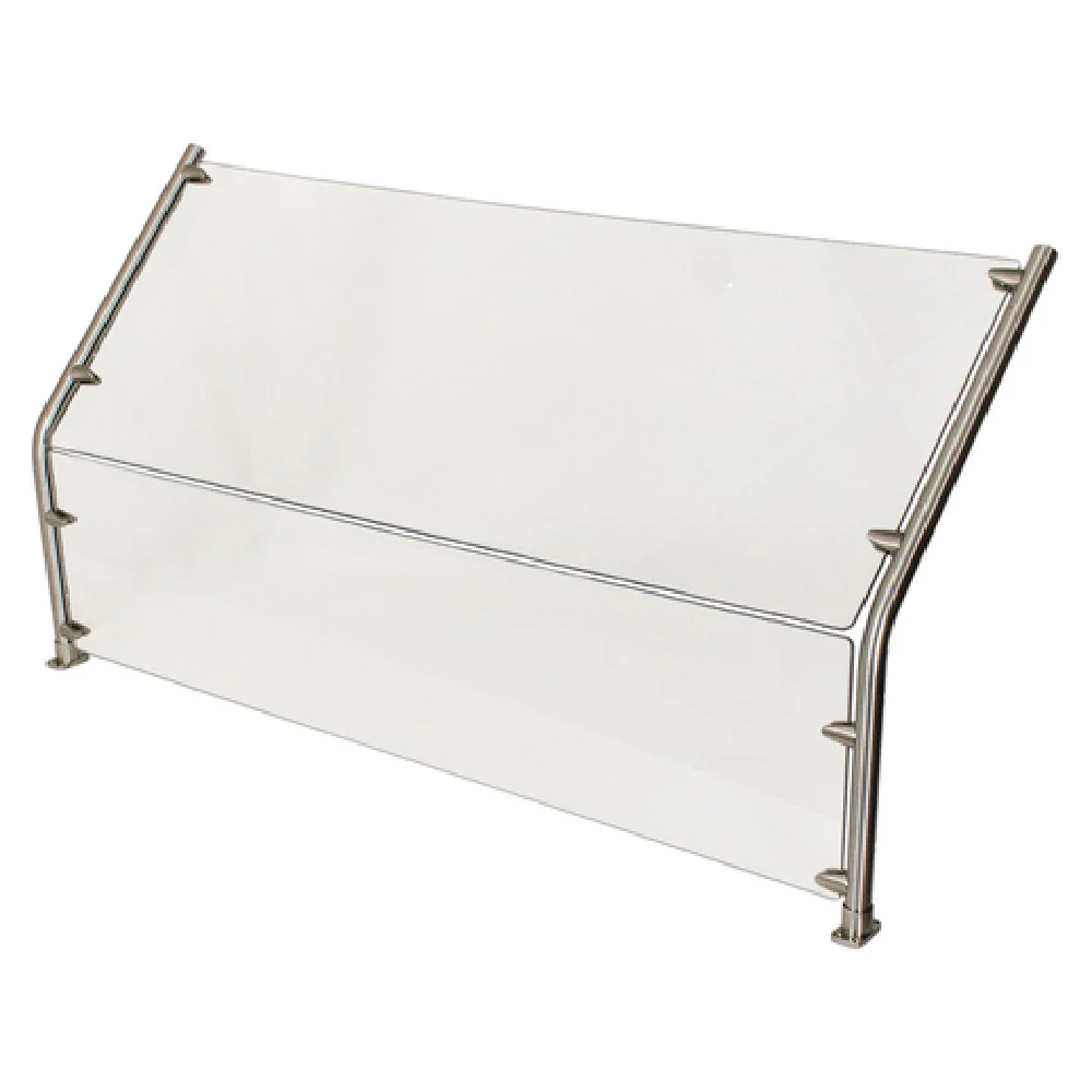 BK Resources SG-45CS-72 71-1/2 Inch Stationary Sneeze Guard with tempered glass and stainless steel BK Resources SG-45CS-72 71-1/2 Inch Stationary Sneeze Guard with tempered glass and stainless steel
