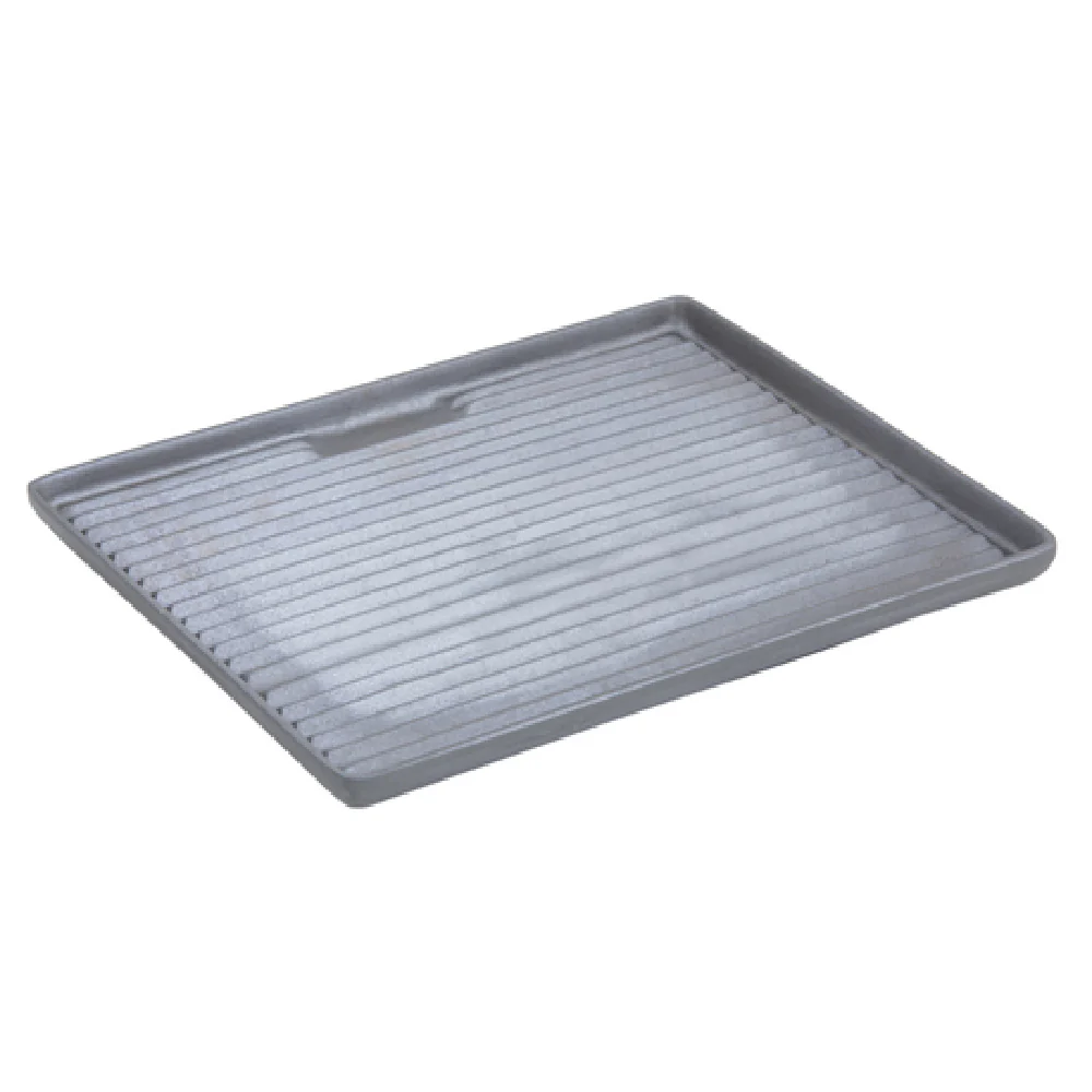 Bon Chef 2182-1/2T 13-1/2 Inch x 10-3/4 Inch Horizontal Aluminum Grill Tile Matte Black