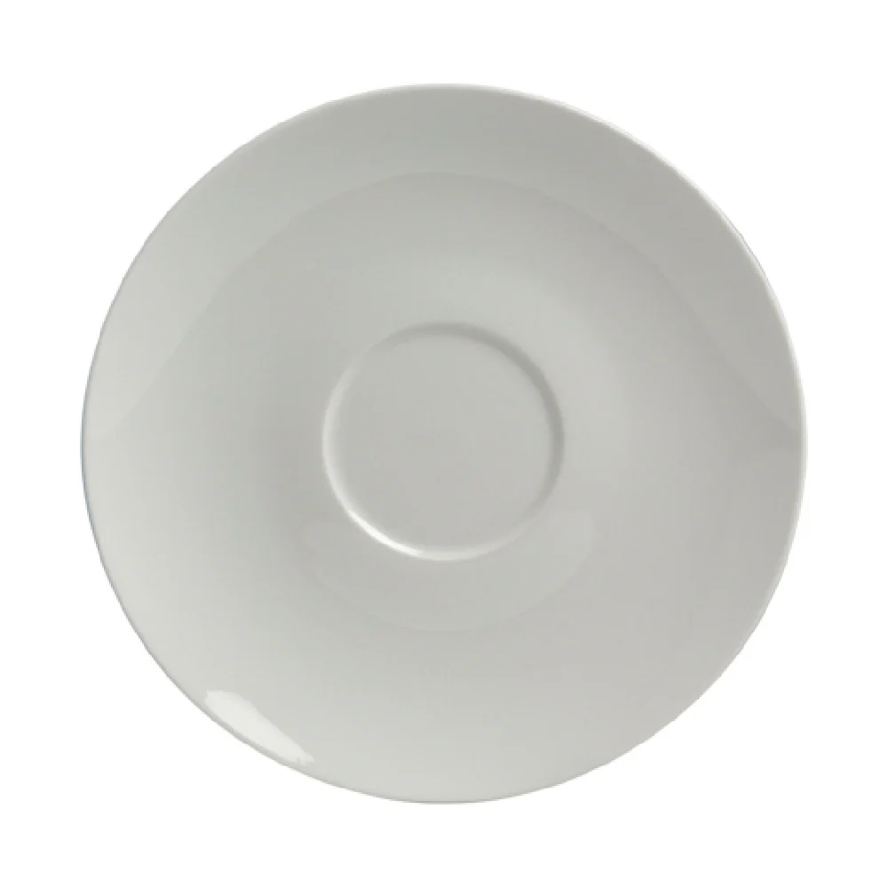 Cameo China 610-1114S 7-1/4 Inch Diameter Round Saucer Ceramic White