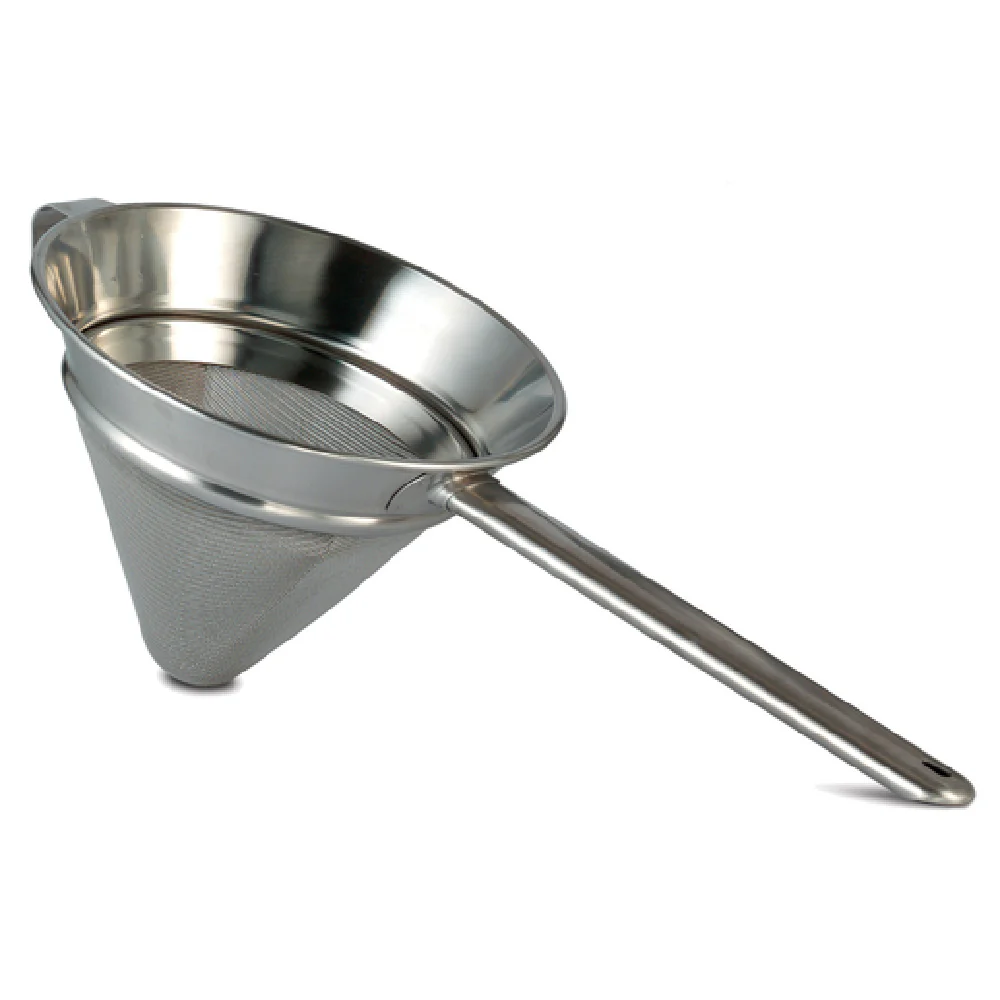 JB Prince U543 9-1/2 Inch Diameter Fine Mesh Strainer Reinforced Stainless Steel