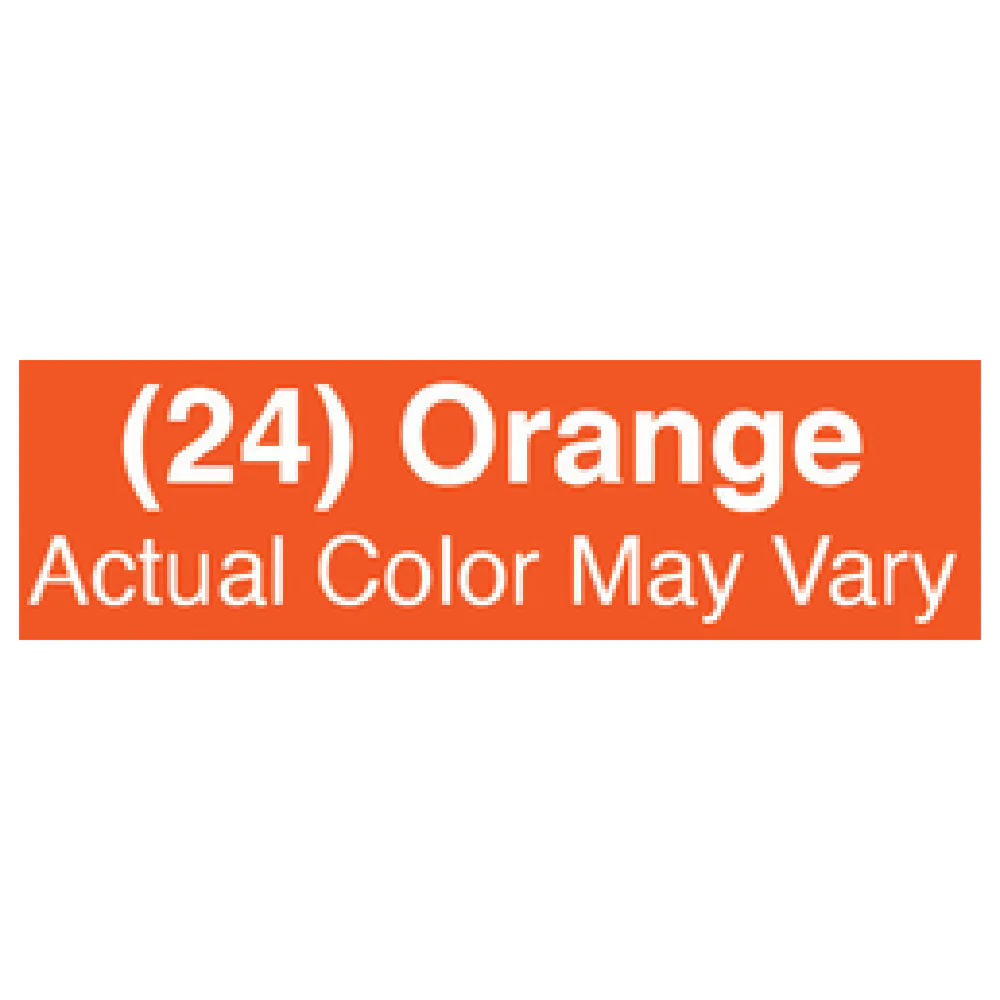 Carlisle 45006EC24 6 Inch Pipe and Valve Brush with Threaded Hole Orange Plastic