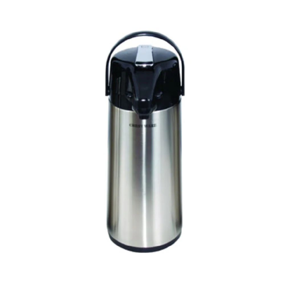 Crestware APL30S 3.0 Liter Lever Pump Airpot Stainless Steel with Pump Mechanism Crestware APL30S 3.0 Liter Lever Pump Airpot Stainless Steel with Pump Mechanism