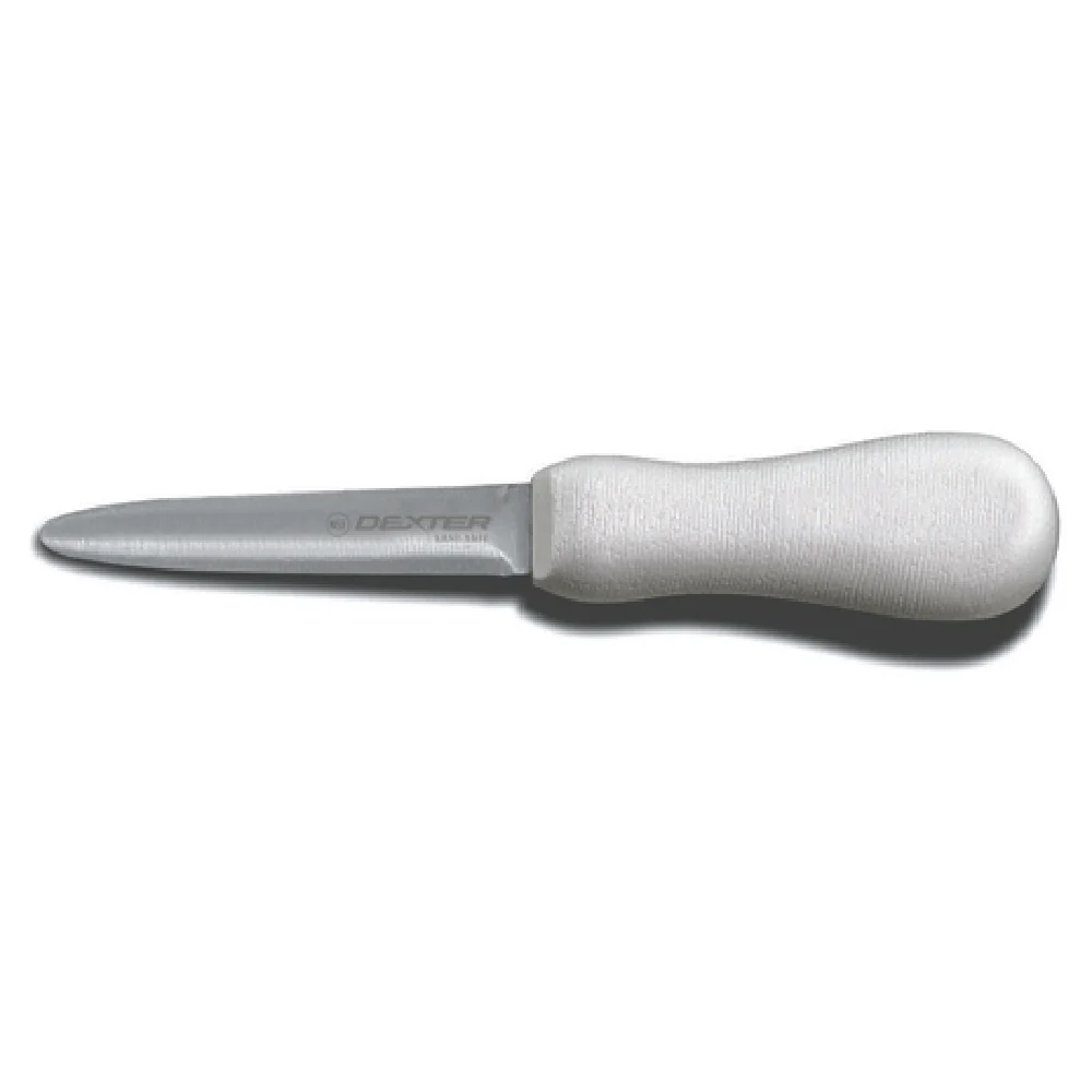 Dexter Russell S137 4 Inch Blade Oyster Knife Plastic White Handle Stain-Free High-Carbon Steel Dexter Russell S137 4 Inch Blade Oyster Knife Plastic White Handle Stain-Free High-Carbon Steel