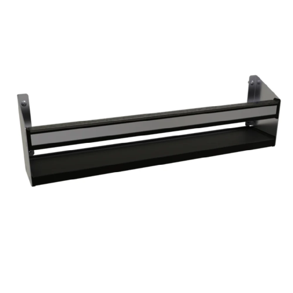 Glastender SSR-28 28 Inch Open Step-and-Rail Speed Rail Stainless Steel with Sound Covers Glastender SSR-28 28 Inch Open Step-and-Rail Speed Rail Stainless Steel with Sound Covers