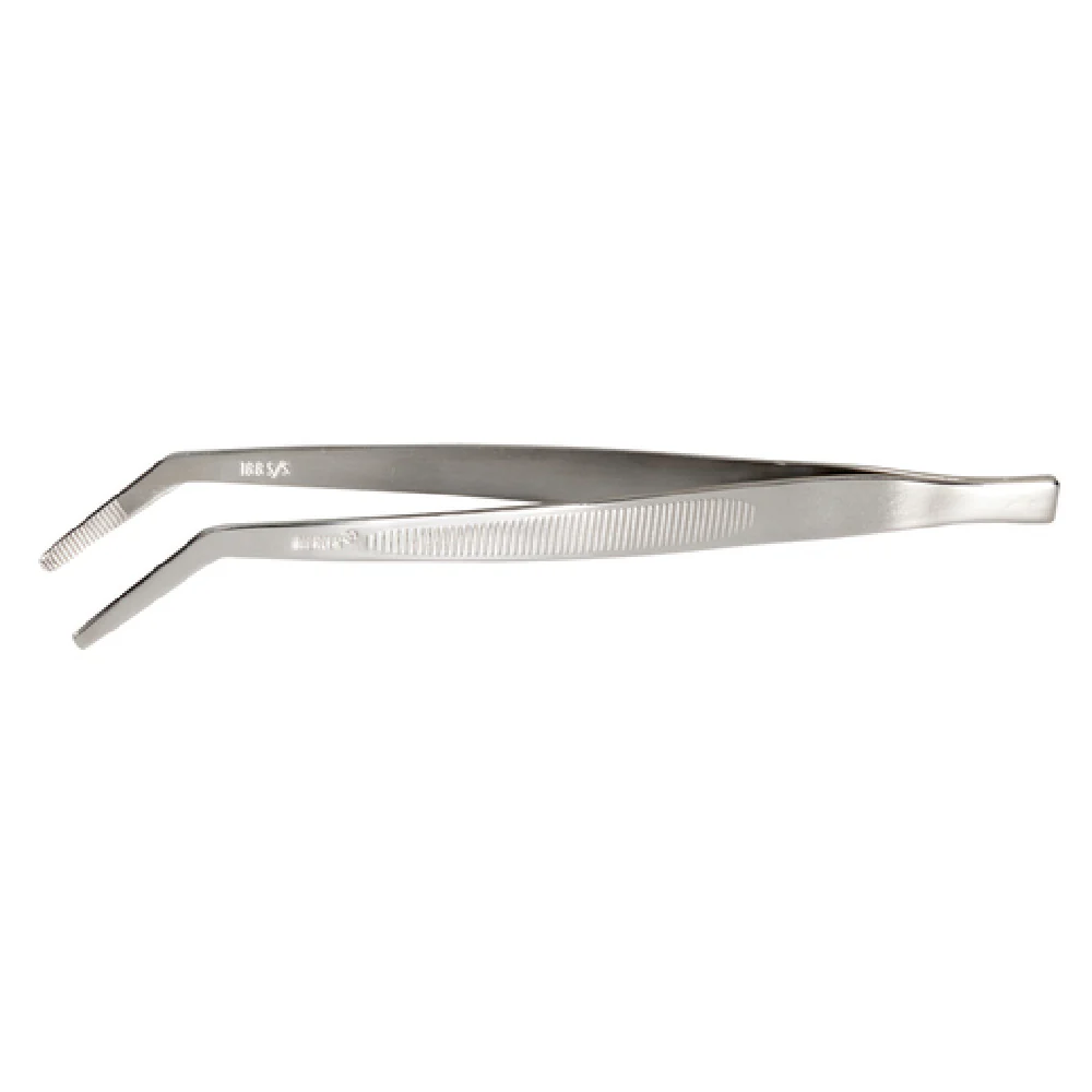 Mercer Culinary M35134 6-1/8 Inch Tongs Curved Tip Micro Serration Stainless Steel Mercer Culinary M35134 6-1/8 Inch Tongs Curved Tip Micro Serration Stainless Steel