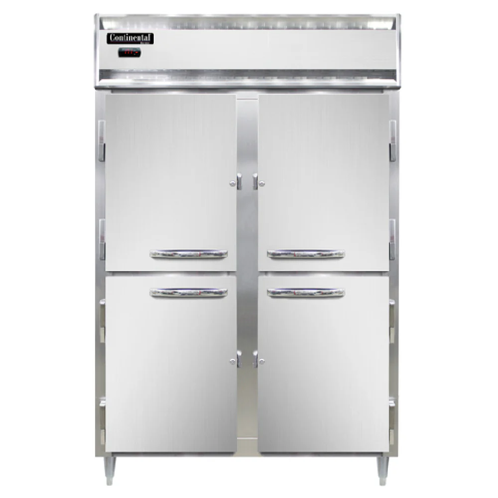 Continental Refrigerator DL2W-HD 52 Inch Heated Cabinet 50 cu.ft. Aluminum and Stainless Steel Continental Refrigerator DL2W-HD 52 Inch Heated Cabinet 50 cu.ft. Aluminum and Stainless Steel