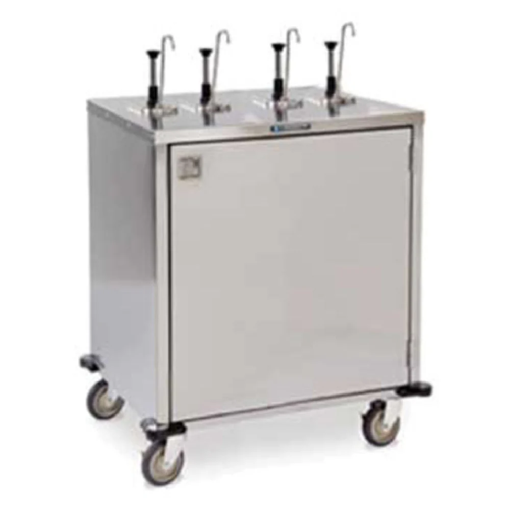 Lakeside 70221 33 Inch EZ SERVE Condiment Cart with 4 Manual Pumps Stainless Steel Lakeside 70221 33 Inch EZ SERVE Condiment Cart with 4 Manual Pumps Stainless Steel