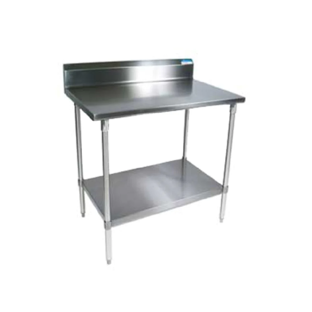BK Resources SVTR5-3624 36 Inch Stainless Steel Work Table 18 Gauge with Backsplash BK Resources SVTR5-3624 36 Inch Stainless Steel Work Table 18 Gauge with Backsplash