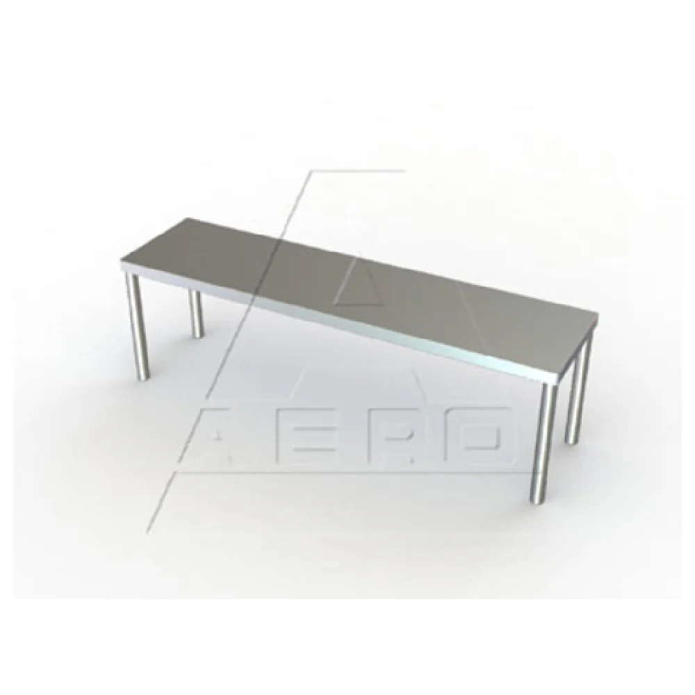 AERO Manufacturing PO-1248 48 Inch Economy Overshelf Table Mounted Stainless Steel AERO Manufacturing PO-1248 48 Inch Economy Overshelf Table Mounted Stainless Steel