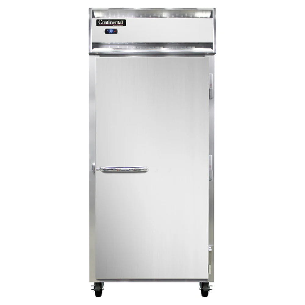 Continental Refrigerator 1RXSN 36-1/4 Inch Extra Wide Reach-In Refrigerator Solid Door Stainless Steel and Aluminum Continental Refrigerator 1RXSN 36-1/4 Inch Extra Wide Reach-In Refrigerator Solid Door Stainless Steel and Aluminum