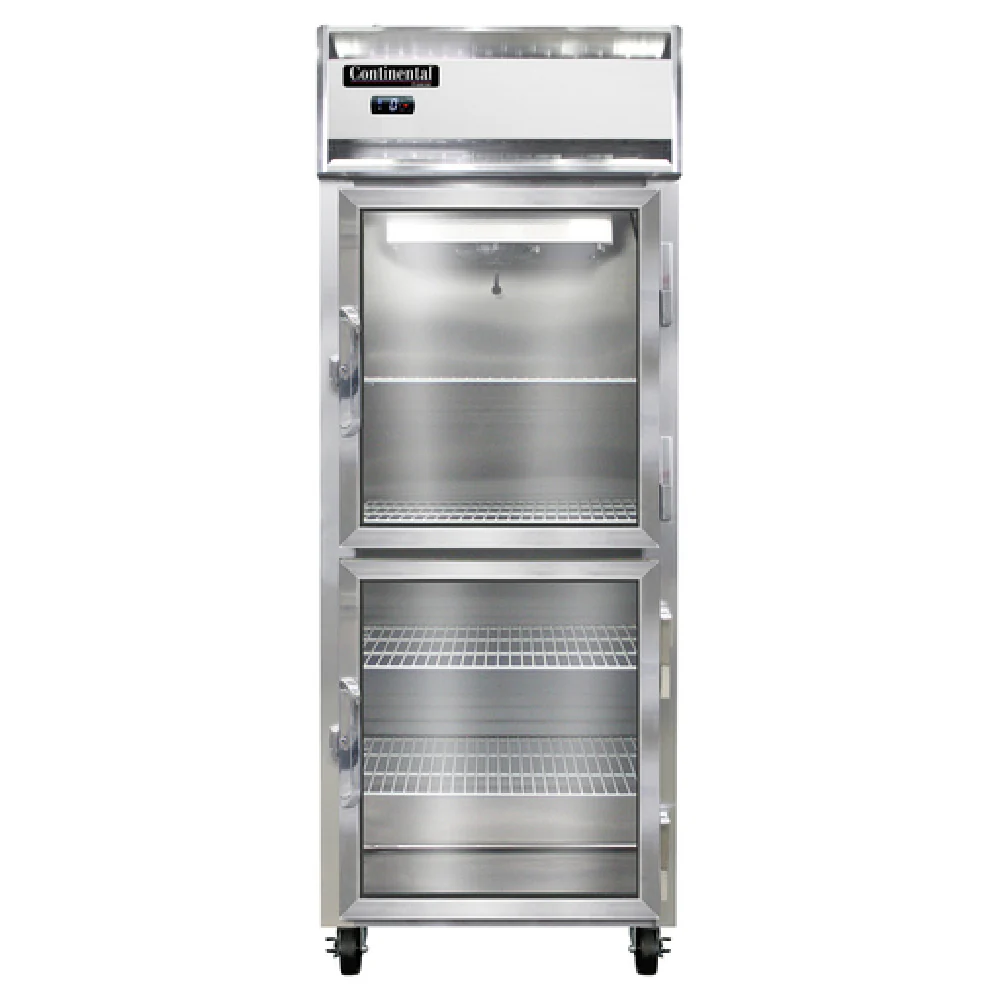 Continental Refrigerator 1FENSSGDHD 28-1/2 Inch Reach-In Freezer 1 Section with R290 Refrigerant