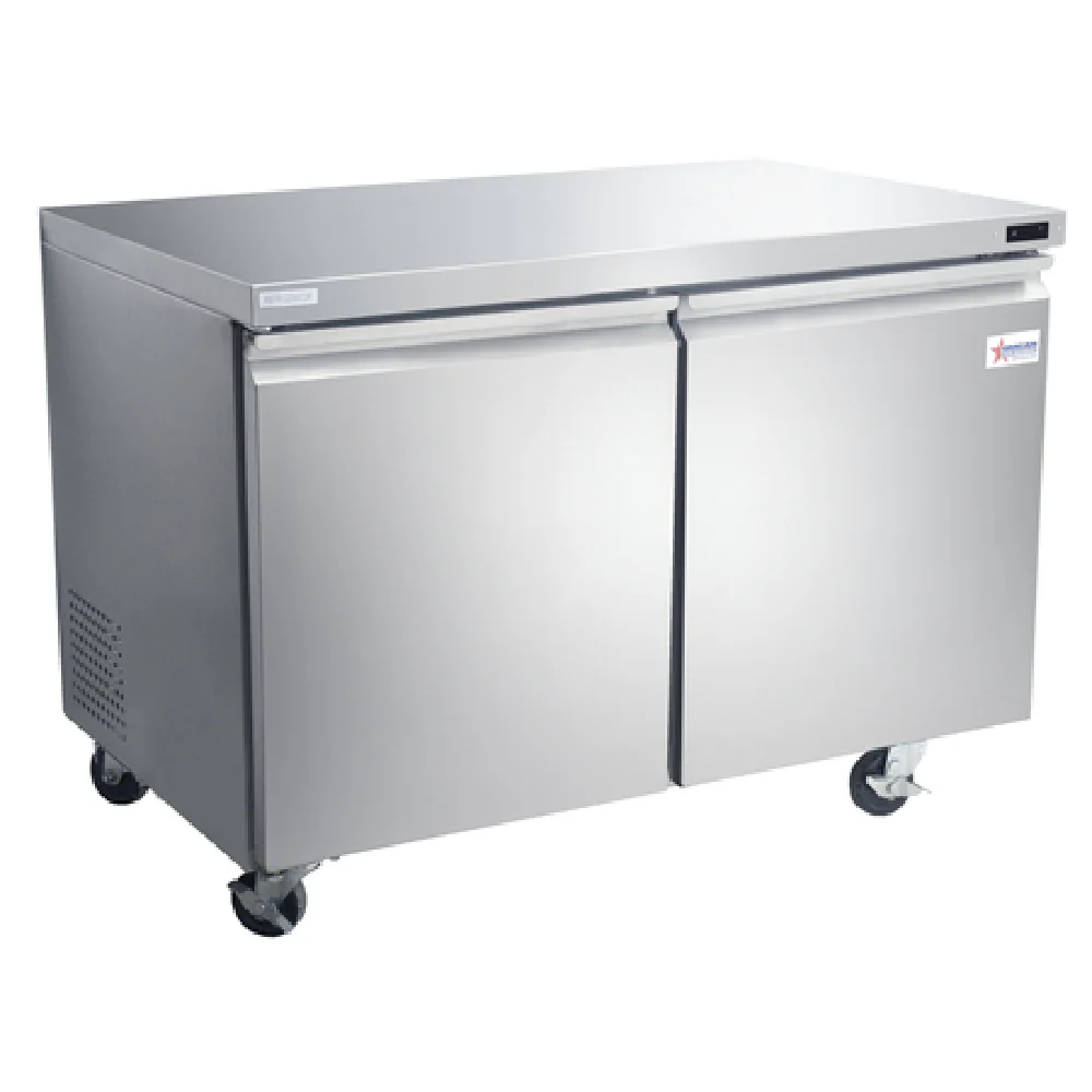 Omcan 50056 47 Inch Under Counter Refrigerator Reach In 12 cu ft Stainless Steel Omcan 50056 47 Inch Under Counter Refrigerator Reach In 12 cu ft Stainless Steel