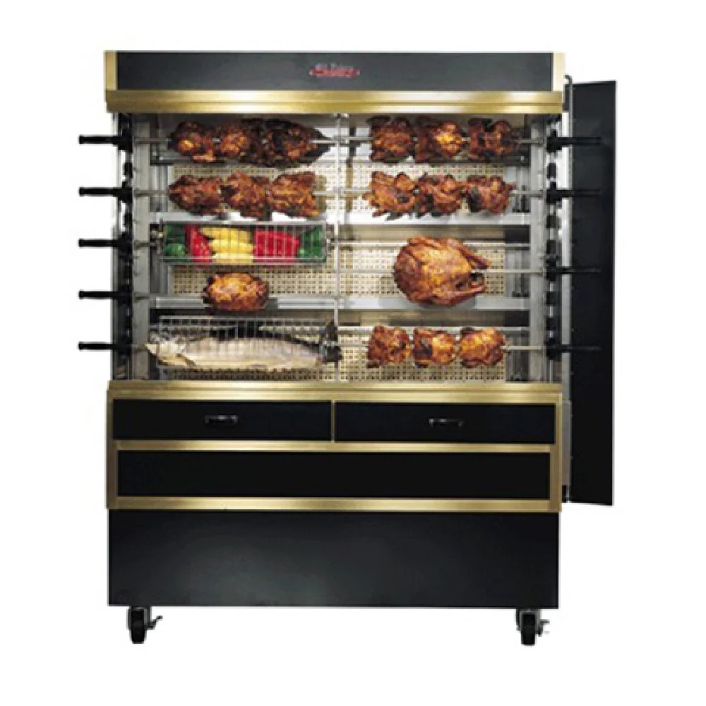 Hickory Industries Inc. N/45WDE+ 68 Inch Electric Rotisserie Oven with 13 Spits