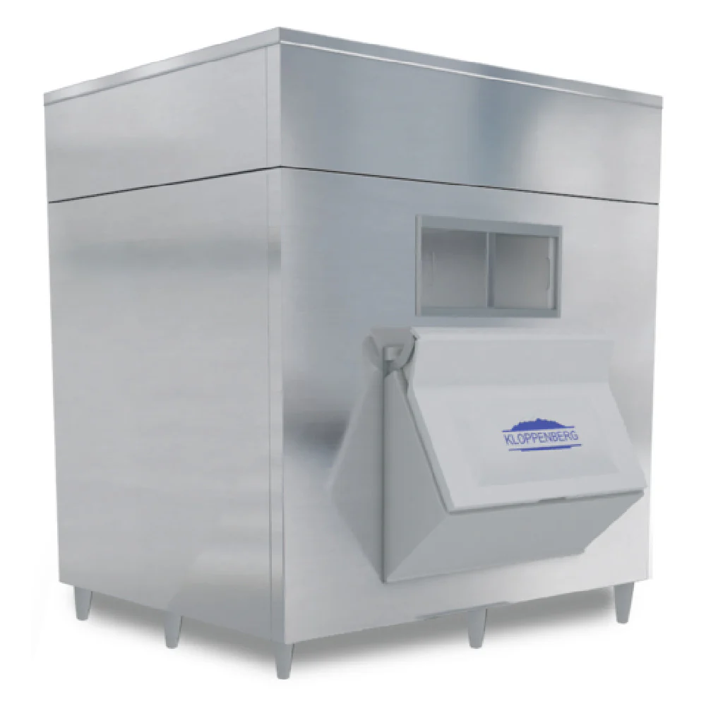 Kloppenberg 2415-SBB 60 Inch Ice Storage Bin Single Door Stainless Steel with Lift-Up Door
