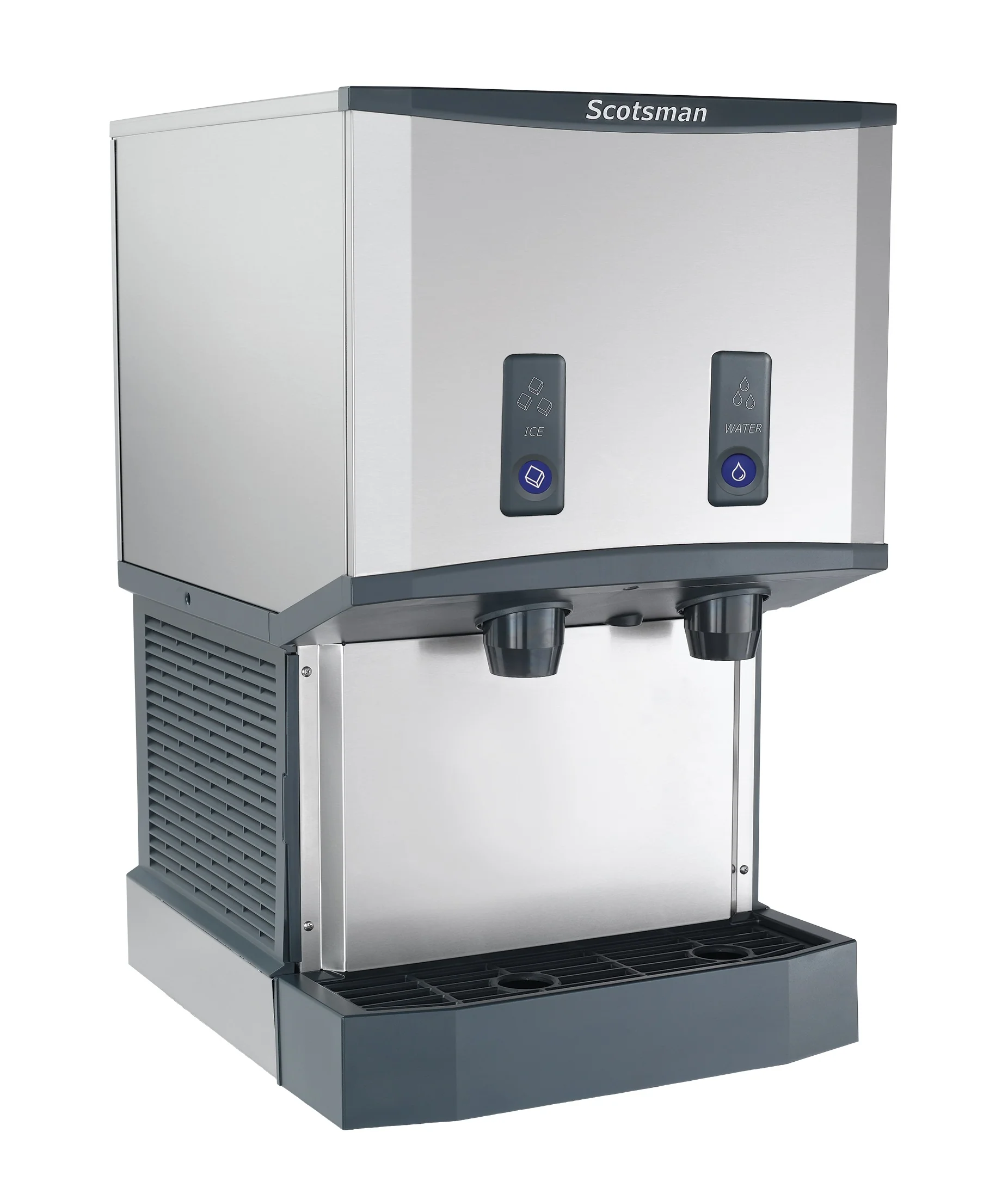 Scotsman HID525WB-1 Meridian Water-cooled Ice and Water Dispenser H2 Nugget Ice Counter 25 Lb Bin 500 Lb/Day Scotsman HID525WB-1 Meridian Water-cooled Ice and Water Dispenser H2 Nugget Ice Counter 25 Lb Bin 500 Lb/Day