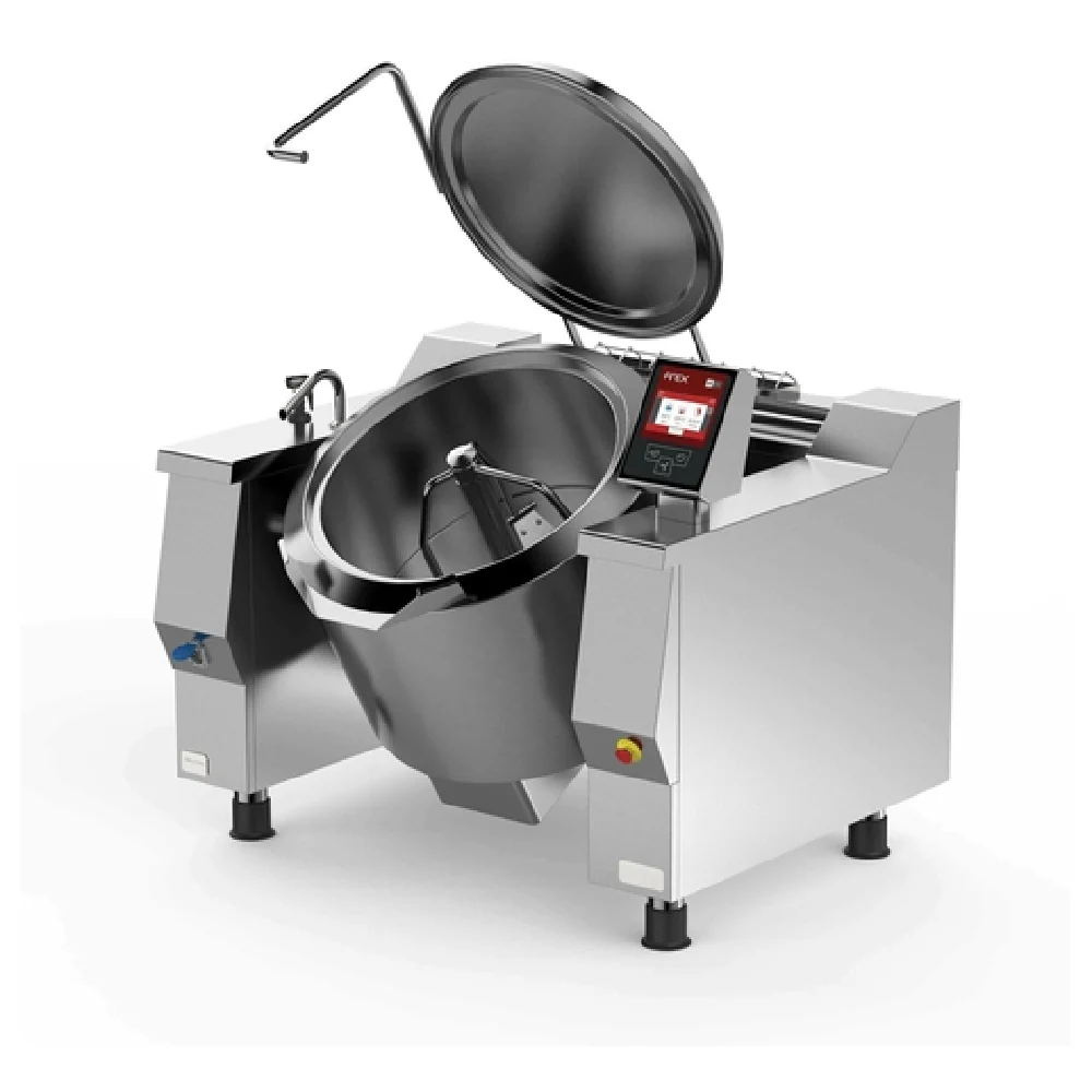Firex UCBTG048V1 65 Inch Gas Tilting Skillet Braising Pan 112500 BTU with Automatic Mixer Firex UCBTG048V1 65 Inch Gas Tilting Skillet Braising Pan 112500 BTU with Automatic Mixer