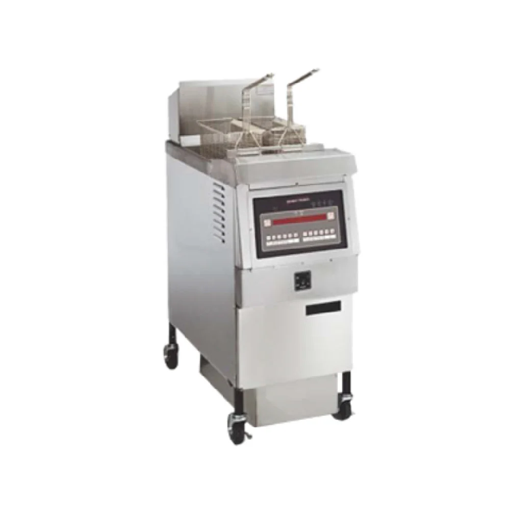 Henny Penny OFG321.06_LP 17 Inch Gas Open Deep Fryer Floor Model with Filter System Henny Penny OFG321.06_LP 17 Inch Gas Open Deep Fryer Floor Model with Filter System