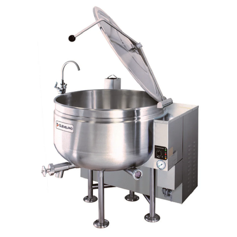 Cleveland KGL40SH_NAT 41 Inch Gas Steam Jacketed Kettle 40 Gallon Capacity 190000 BTU