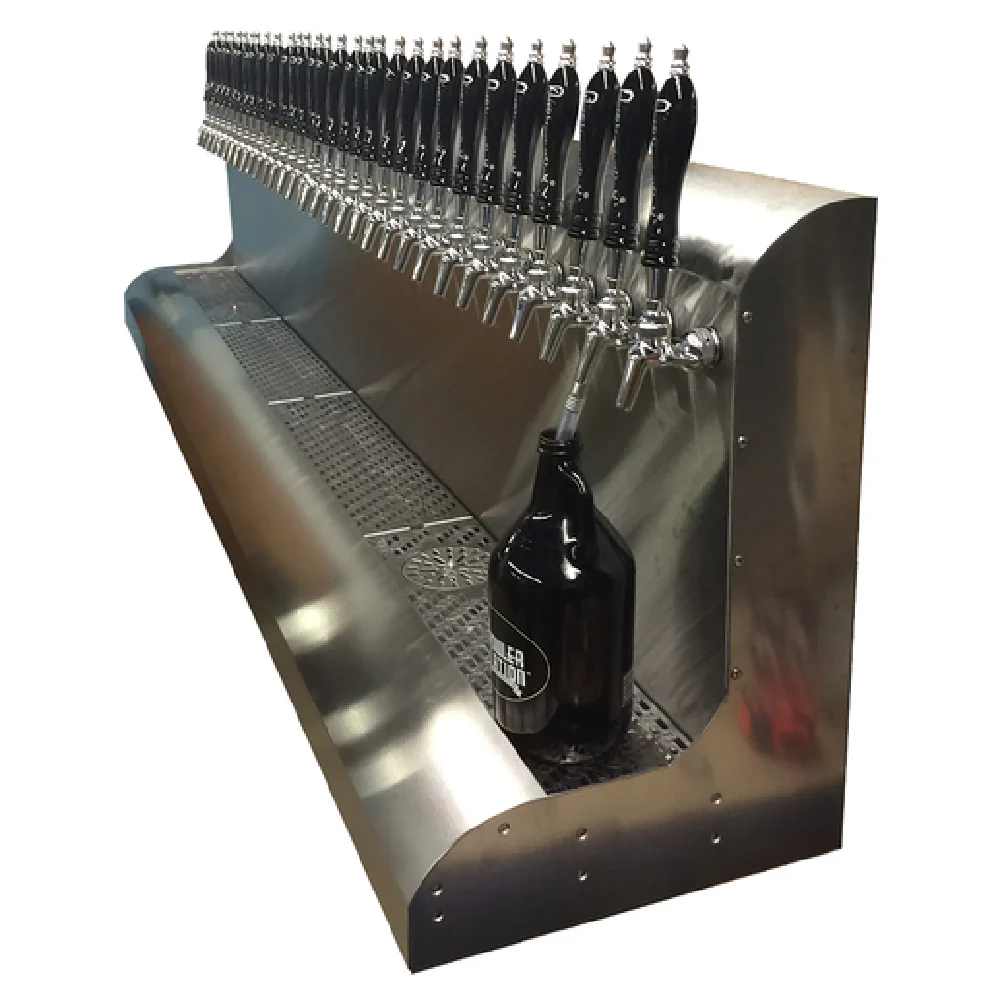 Perlick 3076-8 24 Inch Modular Draft Beer Dispensing Tower Wall Mount Air Cooled Stainless Steel Perlick 3076-8 24 Inch Modular Draft Beer Dispensing Tower Wall Mount Air Cooled Stainless Steel