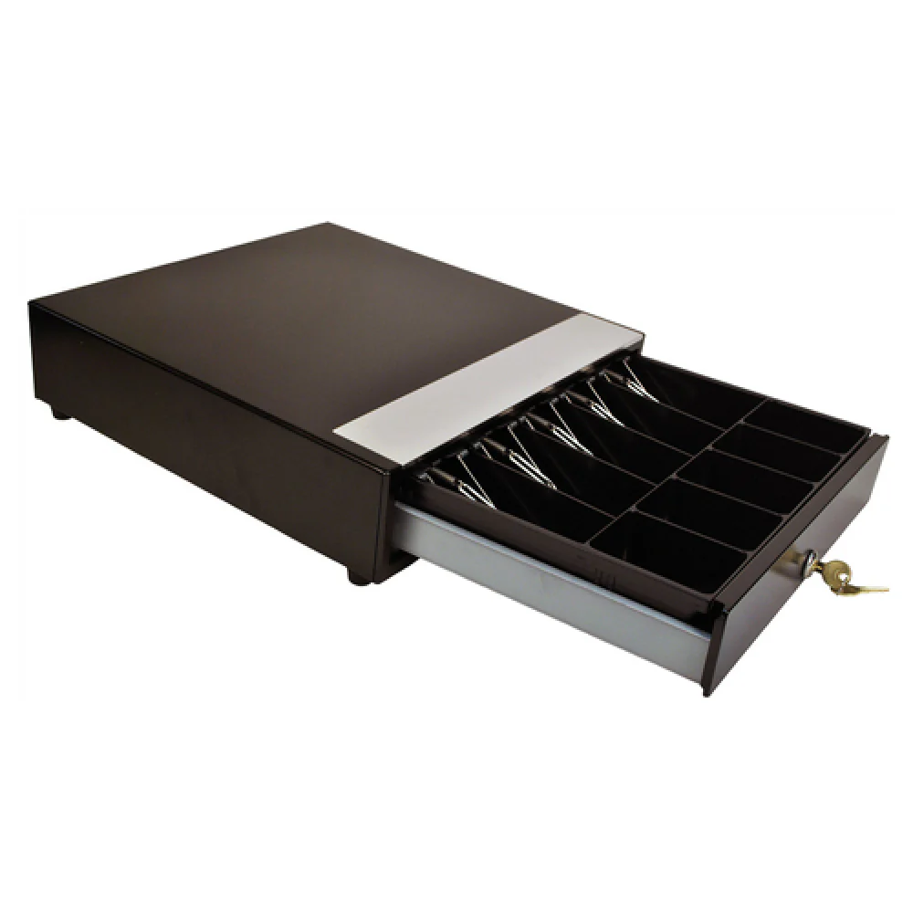 Vollrath 36945 16 Inch Cash Drawer Locking with Drawer Bell Steel Black Powder Coated Vollrath 36945 16 Inch Cash Drawer Locking with Drawer Bell Steel Black Powder Coated
