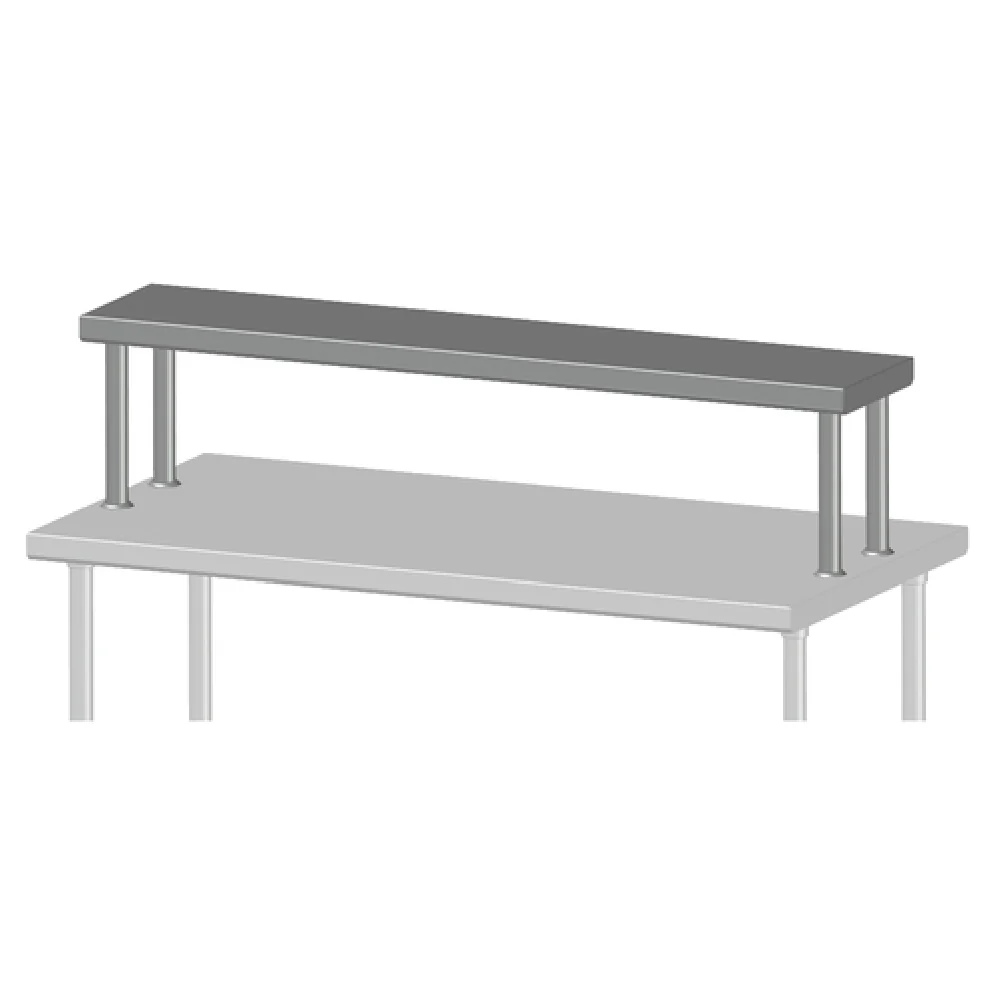 SPG International TSS-18-12 Universal Stainless Single Overshelf 12
