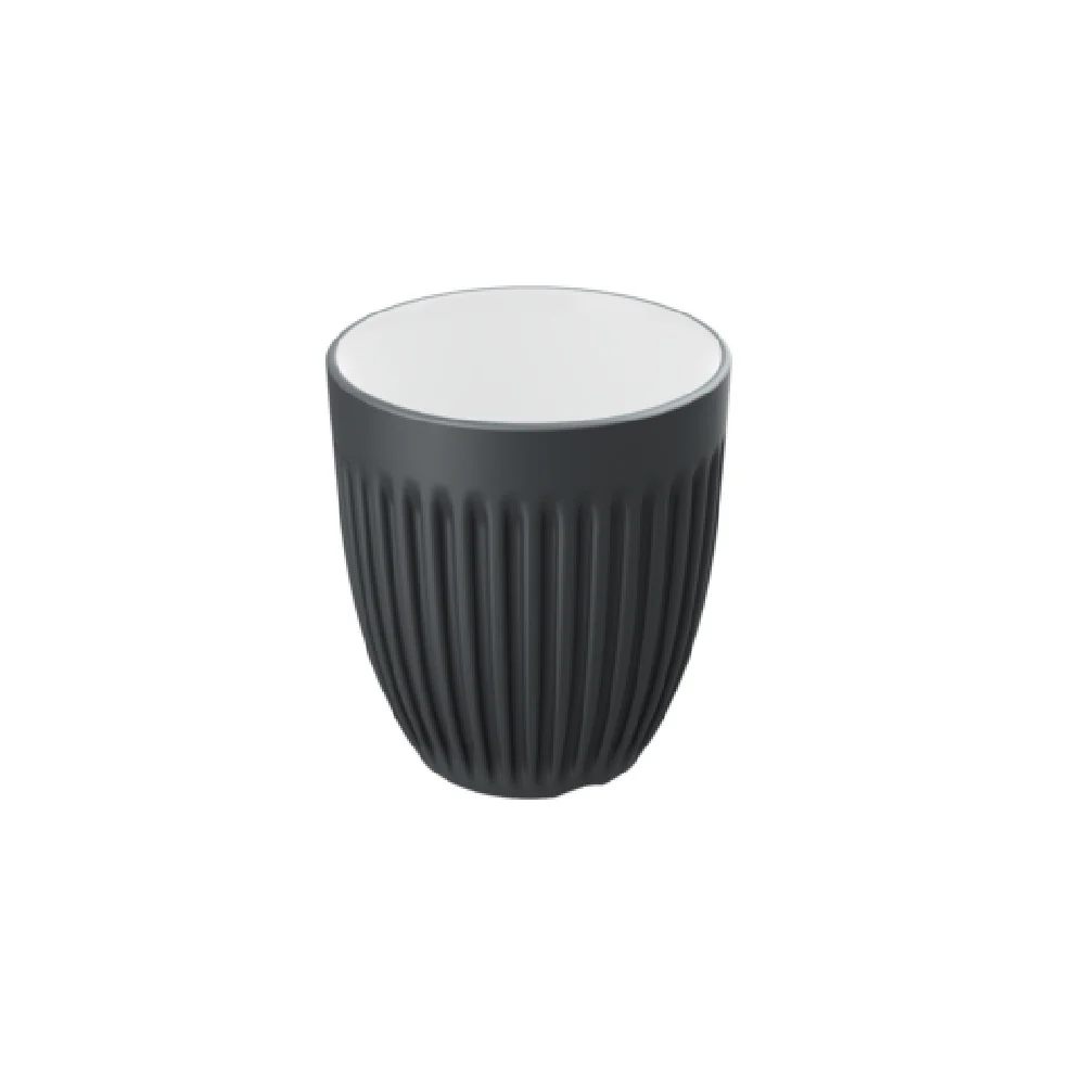 BauscherHepp TGY5018 10.1 Oz. Melamine Coffee Cup Gray Dishwasher Safe